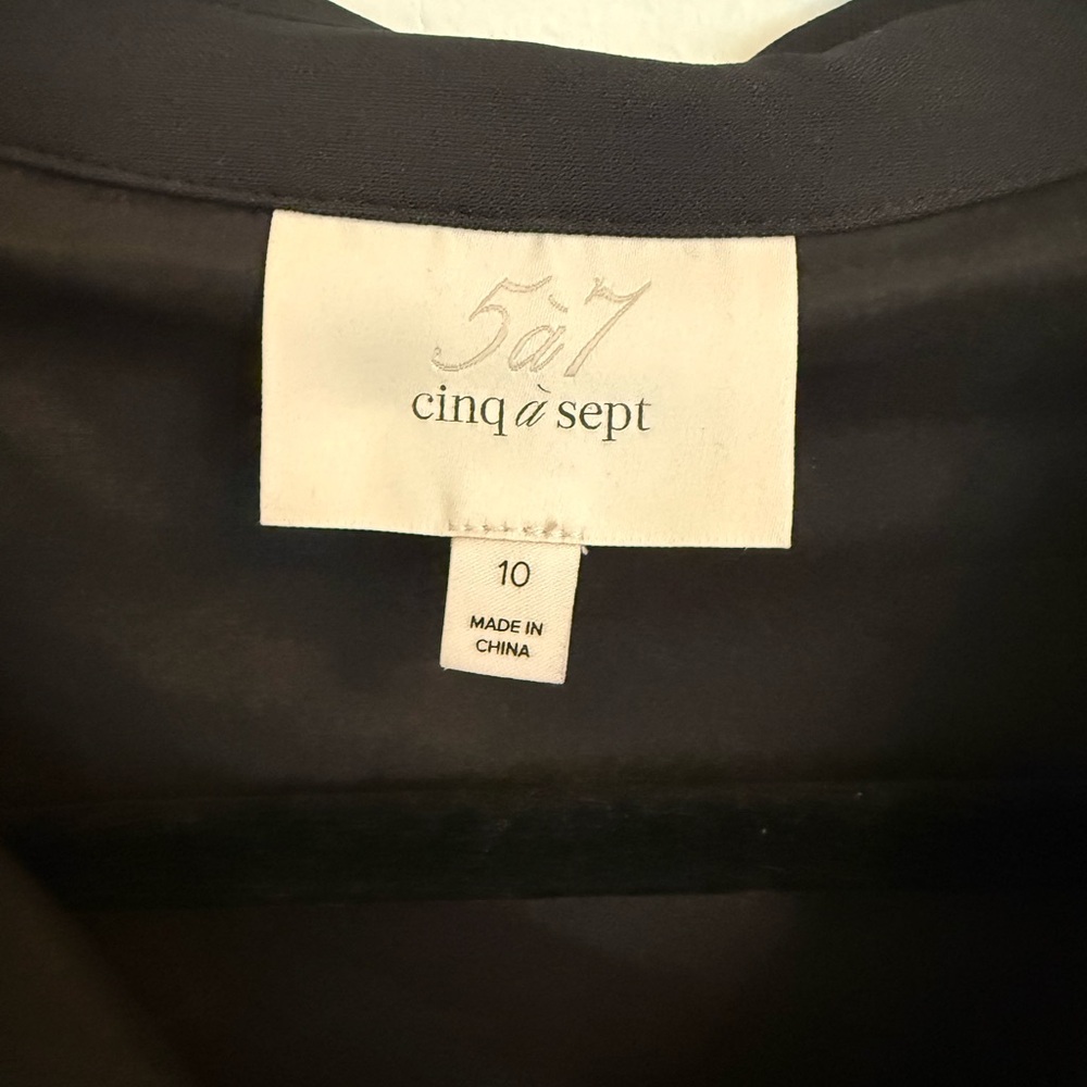 Cinq à Sept Black Mini Dress